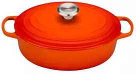 Le Creuset Cuguna katls ovals O27cm / 3 4L oranzs