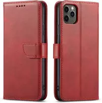 Reach Dėklas Wallet Case Xiaomi Redmi Note 14 4G raudonas