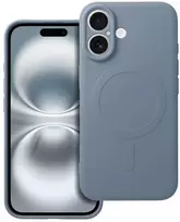 Oem SILICONE MAG COVER dėklas suderinamas su MagSafe skirtas Samsung Galaxy S25 Ultra light mėlynos spalvos