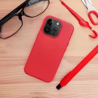 Oem LEATHER MAG COVER dėklas skirtas Samsung Galaxy S25 PLUS red