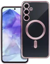 Oem ELECTRO MAG COVER dėklas suderinamas su MagSafe skirtas Samsung Galaxy A55 rose aukso spalvos