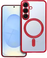 Oem ELECTRO MAG COVER dėklas suderinamas su MagSafe skirtas Samsung Galaxy S25 red