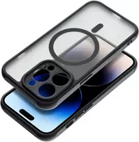 Oem FULL MATTE MAG COVER dėklas suderinamas su MagSafe skirtas Samsung Galaxy A36 juodos spalvos