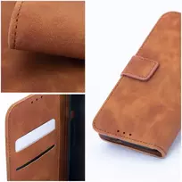 Oem TENDER Book Dėklas skirtas Xiaomi Redmi Note 14 5G / 4G (GLOBAL - 163,25mm x 76,55mm x 8,16mm) rudos spalvos