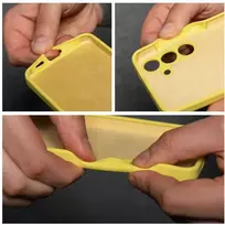 Oem Dėklas SILICONE 2mm skirtas Xiaomi Redmi NOTE 14 Pro Plus 5G lemon