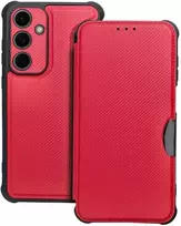Dėklas Oem RAZOR Book skirta Samsung Galaxy S24 FE raudona