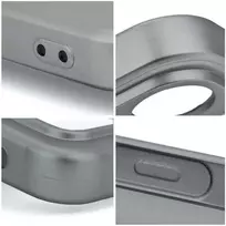 Oem METALLIC Dėklas skirtas Xiaomi Redmi Note 14 Pro 5G pilkos spalvos