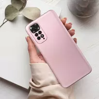 Oem METALLIC Dėklas skirtas Xiaomi Redmi Note 14 Pro Plus 5G rožinės spalvos