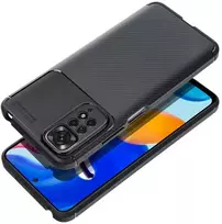 Forcell Oem Dėklas CARBON PREMIUM skirtas Xiaomi Redmi Note 14 Pro Plus 5G juodos spalvos
