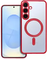 Oem ELECTRO MAG COVER dėklas suderinamas su MagSafe skirtas Samsung Galaxy S25 Plus red