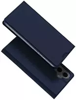 Dux Ducis atverčiamas dėklas SKIN PRO skirtas Samsung Galaxy S24 FE mėlynos splalvos