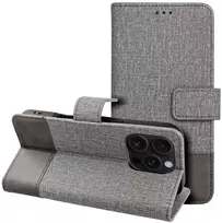 Dėklas Oem GOMMA Book skirtas Samsung Galaxy S25 Edge pilkos spalvos