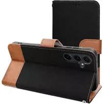 Dėklas Oem JEANS Book skirtas Samsung Galaxy S25 Edge juodos spalvos