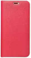 Dėklas Oem LUNA Book Gold skirtas Xiaomi Redmi Note 14 4G (GLOBAL - 163,25mm x 76,55mm x 8,16mm) red