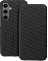 Oem FOLIO Side Magnet book dėklas skirtas Samsung Galaxy S25 PLUS juodos spalvos