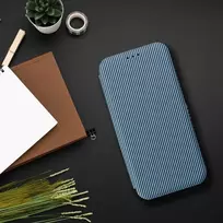 Oem FOLIO Side Magnet book dėklas compatible with S-PEN skirtas Samsung Galaxy S24 ULTRA mėlynos spalvos