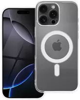 Oem Originalus „iPhone 16 PRO MAX“ skaidrus dėklas, 2 mm „Mag“ dangtelis, suderinamas su „MagSafe“ (fotoaparato apsauga), permatomas.