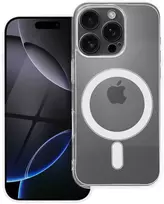 Oem Originalus „iPhone 16 PRO“ skaidrus dėklas, 2 mm „Mag“ dangtelis, suderinamas su „MagSafe“ (fotoaparato apsauga), permatomas