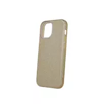TelForceone Blizgantis 3in1 dėklas iPhone 13 Mini 5,4 aukso spalvos