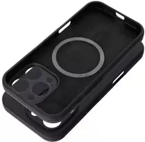Dėklas Oem Case for iPhone 15 PRO Silicone 2mm (camera protection) compatible with MagSafe juodas