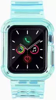 Hurtel Silikoninė apyrankė Bracelet Case Strap Light Set for Apple Watch 40mm – mėlynos spalvos
