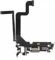 Dėklas Iphone Lcd iPhone 14 Pro Max Flex kabelis su įkrovimo jungtimi Sidabrinis