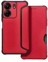 OEM RAZOR Book dėklas Xiaomi Redmi 14C raudonas