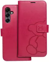 Oem MEZZO Book dėklas skirtas Samsung Galaxy A16 5G teddy bear magenta