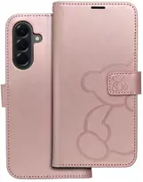 Oem MEZZO Book dėklas skirtas Samsung Galaxy A56 5G teddy bear rose auksinis