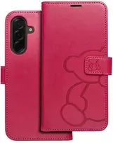 Oem MEZZO Book dėklas skirtas Samsung Galaxy A36 5G teddy bear magenta