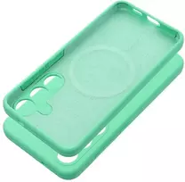 Oem Silikoninis dėklas 2mm skirtas Samsung Galaxy S25 Plus suderinamas su MagSafe mint