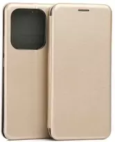 Beline Dėklas Book Magnetic Redmi Note 14 5G auksinės spalvos