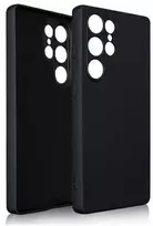 Beline silikoninis dėklas Samsung S25 Ultra juodos spalvos