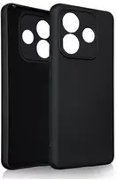 Beline silikoninis dėklas Xiaomi Redmi Note 14 juodos spalvos