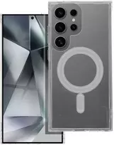 Oem CLEAR MAG COVER dėklas suderinamas su MagSafe skirtas Samsung Galaxy S22 skaidrus