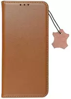 Oem SMART Pro Book leather dėklas skirtas Xiaomi Redmi Note 14 Pro 4G rudos spalvos