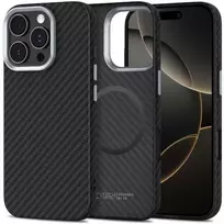 Dėklas Tech-Protect Ion Carbon MagSafe iPhone 16 Pro Case - Juodas/Pilkas