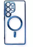 Hurtel Electroplated dėklas su MagSafe skirtas iPhone 16e – Mėlyna