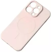 Hurtel Samsung Galaxy A16 5G Silikoninis dėklas su MagSafe – rožinės spalvos