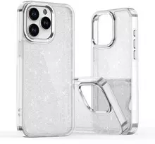 Hurtel Glitter dėklas skirtas Samsung Galaxy S25 Edge – skaidrus