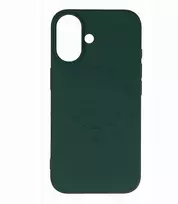 Hurtel Liquid Silikoninis dėklas su MagSafe skirtas Samsung Galaxy A36 5G – žalios spalvos