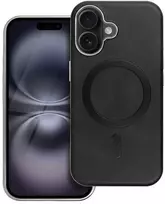 Oem GENTLEMAN MAG COVER dėklas suderinamas su MagSafe skirtas Apple iPhone 15 juodos spalvos