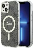 Guess GUHMP15MH4STW Apple iPhone 15 Plus/ 14 Plus 6.7"rudos spalvos dėklas IML 4G MagSafe