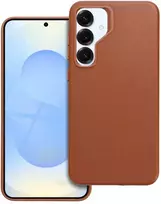 Oem LEATHER MAG COVER dėklas skirtas Samsung Galaxy S25 PLUS rudos spalvos