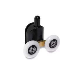 Thema Lux Tiekiami dvigubi apatiniai voleliai 23 mm Juodas 2 vnt.