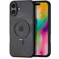Dėklas Dux Ducis 'Aimo Mag Stand' skirtas Apple iPhone 16 Plus juodas