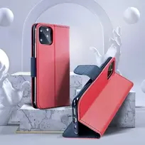 Markowe Oem FANCY Book dėklas skirtas Xiaomi Redmi Note 14 Pro 5G / 14 Pro Plus 5G red / mėlynos spalvos