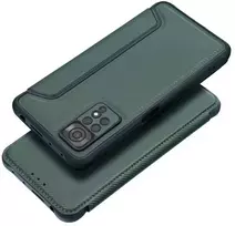 Dėklas Oem RAZOR Book skirtas Xiaomi Redmi Note 14 Pro 4G dark žalios spalvos