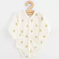 Pilnai užsegamas ekologiškos medvilnės kūdikiams skirtas bodžiukas New Baby Olives, 68 (4-6 mėn.)