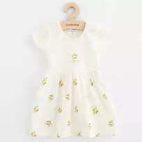 New Baby Nauja kūdikio alyvuogių spalvos trumpomis rankovėmis suknelė iš ekologiškos medvilnės, 86 (12-18 mėn.)
